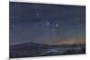 The Night Sky of Mars with Its Two Small Moons-Lucien Rudaux-Mounted Photographic Print