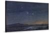 The Night Sky of Mars with Its Two Small Moons-Lucien Rudaux-Stretched Canvas