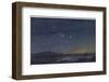 The Night Sky of Mars with Its Two Small Moons-Lucien Rudaux-Framed Photographic Print