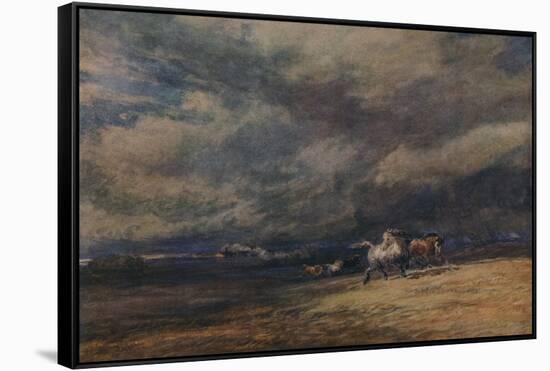 The Night Train, 1849-David Cox the elder-Framed Stretched Canvas