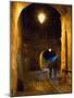 The Night View of Cobbled Stone Path and Entrance of Medieval Citadel, Sighisoara, Romania-Bruce Yuanyue Bi-Mounted Photographic Print