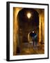 The Night View of Cobbled Stone Path and Entrance of Medieval Citadel, Sighisoara, Romania-Bruce Yuanyue Bi-Framed Photographic Print