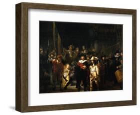 The Night Watch, 1642-Rembrandt van Rijn-Framed Giclee Print