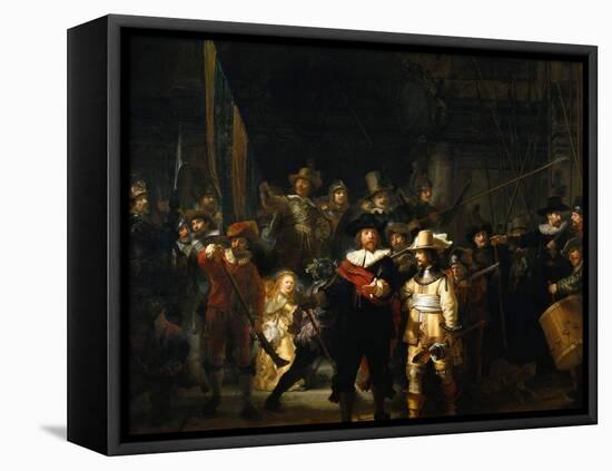 The Night Watch, 1642-Rembrandt van Rijn-Framed Stretched Canvas