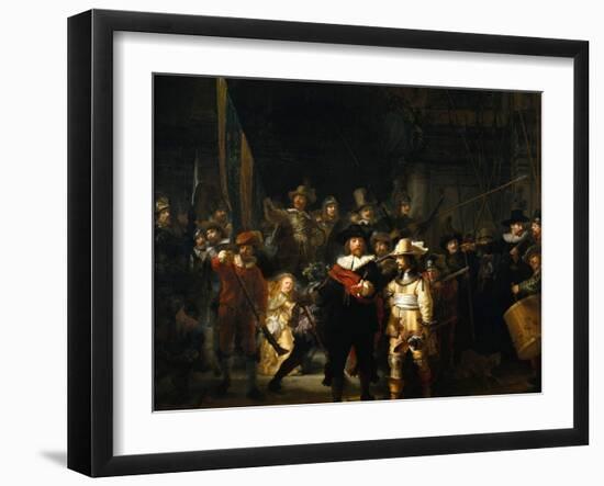 The Night Watch, 1642-Rembrandt van Rijn-Framed Giclee Print