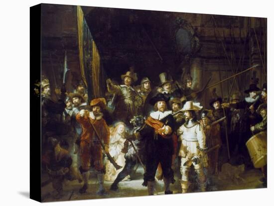 The Night Watch-Rembrandt van Rijn-Stretched Canvas