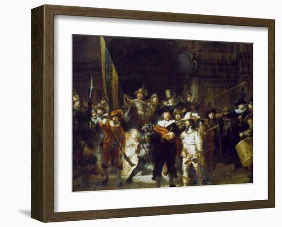 The Night Watch-Rembrandt van Rijn-Framed Giclee Print