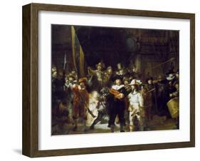 The Night Watch-Rembrandt van Rijn-Framed Giclee Print