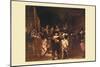 The Night Watch-Rembrandt van Rijn-Mounted Art Print