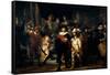 The Night Watch-Rembrandt van Rijn-Framed Stretched Canvas