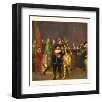 The Night Watch-Maud & Miska Petersham-Framed Art Print