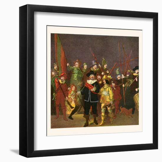 The Night Watch-Maud & Miska Petersham-Framed Art Print