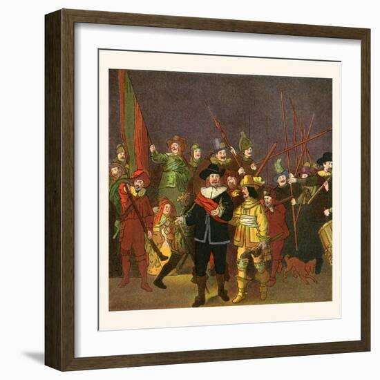 The Night Watch-Maud & Miska Petersham-Framed Art Print