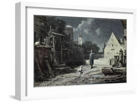 The Night Watchman-Carl Spitzweg-Framed Giclee Print