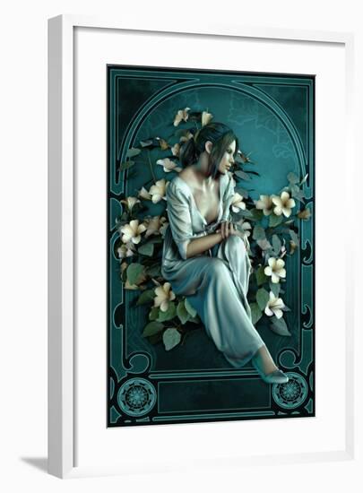 The Night-Atelier Sommerland-Framed Art Print