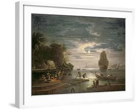 The Night-Claude Joseph Vernet-Framed Giclee Print