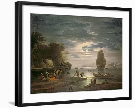 The Night-Claude Joseph Vernet-Framed Giclee Print