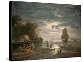 The Night-Claude Joseph Vernet-Stretched Canvas