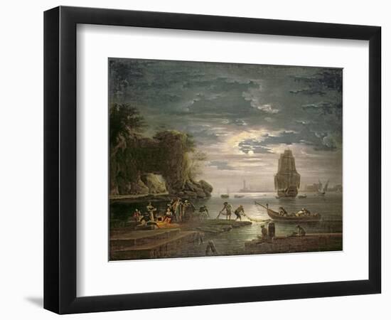 The Night-Claude Joseph Vernet-Framed Giclee Print