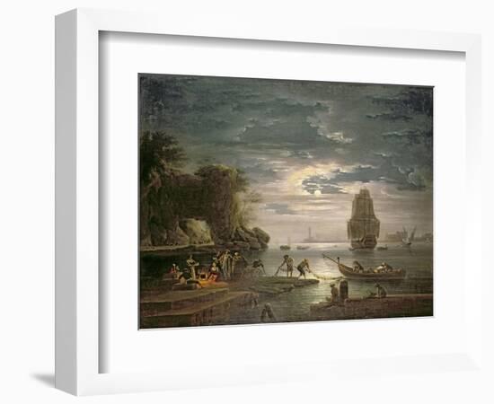The Night-Claude Joseph Vernet-Framed Giclee Print