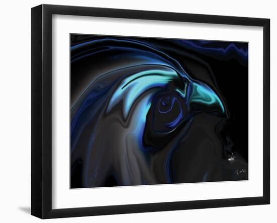 The Nighthawk-Rabi Khan-Framed Art Print