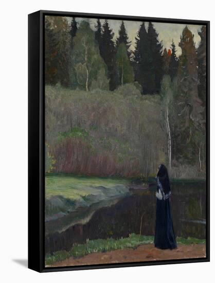 The Nightingale Is Singing, 1918-Mikhail Vasilyevich Nesterov-Framed Stretched Canvas