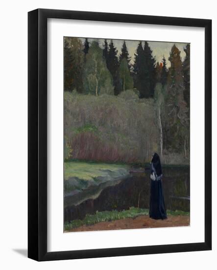 The Nightingale Is Singing, 1918-Mikhail Vasilyevich Nesterov-Framed Giclee Print