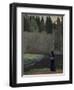 The Nightingale Is Singing, 1918-Mikhail Vasilyevich Nesterov-Framed Premium Giclee Print