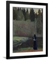 The Nightingale Is Singing, 1918-Mikhail Vasilyevich Nesterov-Framed Giclee Print