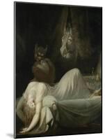 The Nightmare, 1790/91-Henry Fuseli-Mounted Giclee Print