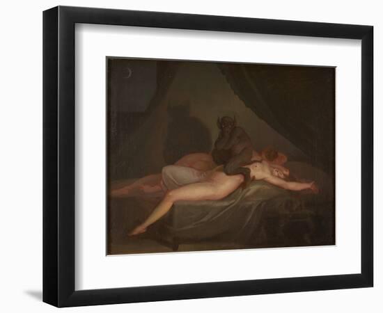 The Nightmare, 1800 (Oil on Canvas)-Nicolai Abraham Abildgaard-Framed Giclee Print