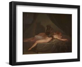 The Nightmare, 1800 (Oil on Canvas)-Nicolai Abraham Abildgaard-Framed Giclee Print