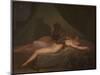 The Nightmare, 1800 (Oil on Canvas)-Nicolai Abraham Abildgaard-Mounted Giclee Print