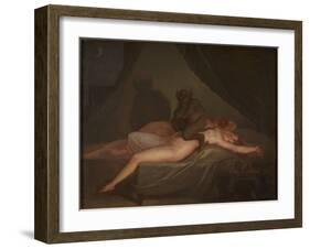 The Nightmare, 1800 (Oil on Canvas)-Nicolai Abraham Abildgaard-Framed Giclee Print