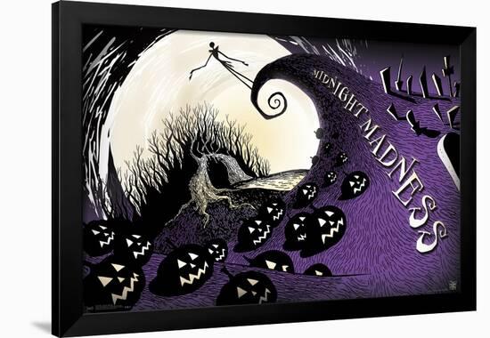 The Nightmare Before Christmas - Midnight Madness-Trends International-Framed Poster