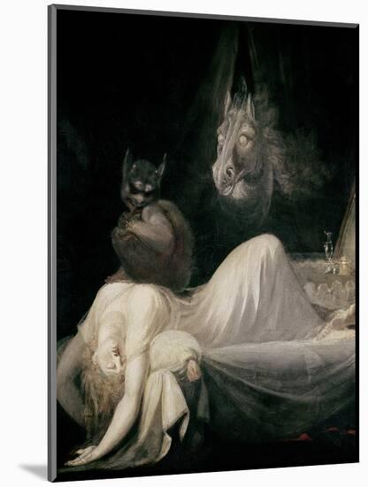 The Nightmare, c.1781-Henry Fuseli-Mounted Premium Giclee Print