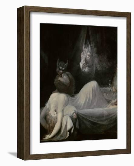 The Nightmare, Ca. 1790-91-Johann Henrich Fussli-Framed Art Print