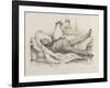 The Nightmare, Man with a Peach on His Stomach-Honore Daumier-Framed Giclee Print