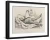 The Nightmare, Man with a Peach on His Stomach-Honore Daumier-Framed Giclee Print