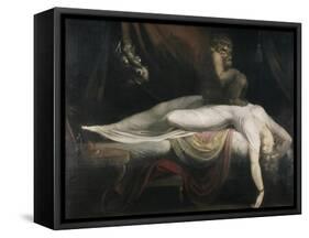 The Nightmare-Henry Fuseli-Framed Stretched Canvas