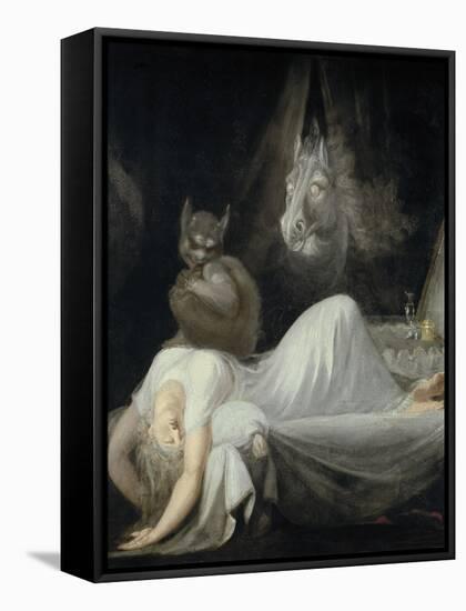 The Nightmare-Henry Fuseli-Framed Stretched Canvas