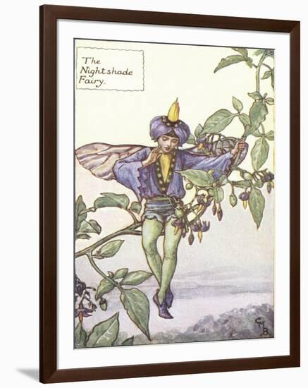 The Nightshade Fairy-Vision Studio-Framed Art Print