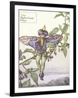 The Nightshade Fairy-Vision Studio-Framed Art Print