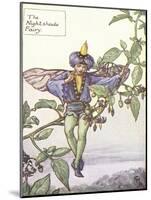 The Nightshade Fairy-Vision Studio-Mounted Art Print