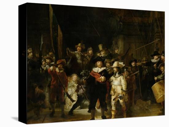 The Nightwatch, 1642-Rembrandt van Rijn-Stretched Canvas