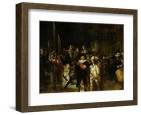 The Nightwatch, 1642-Rembrandt van Rijn-Framed Giclee Print