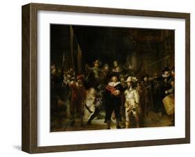 The Nightwatch, 1642-Rembrandt van Rijn-Framed Giclee Print