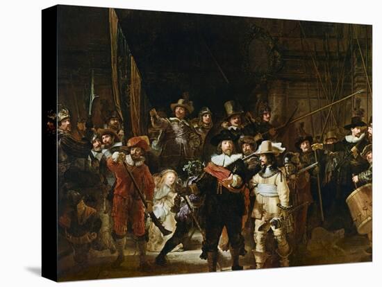 The Nightwatch-Rembrandt van Rijn-Stretched Canvas