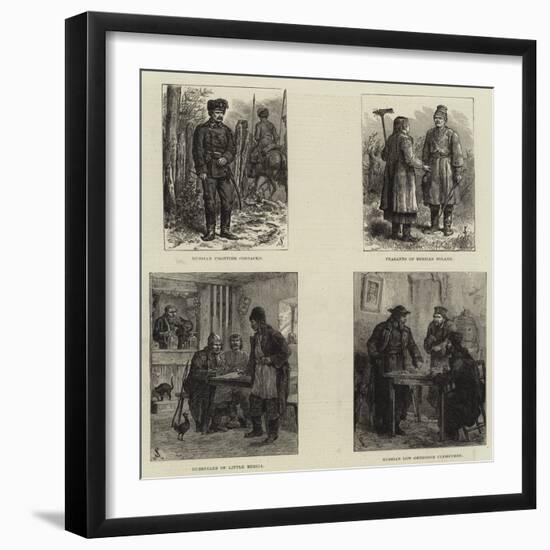 The Nihilists in Russia-null-Framed Giclee Print