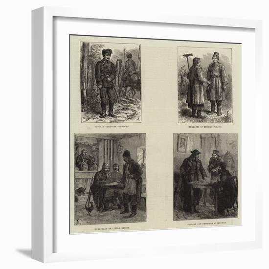 The Nihilists in Russia-null-Framed Giclee Print